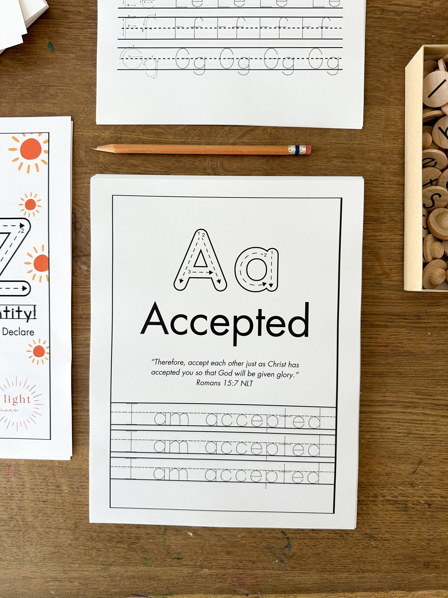 A–Z My God-Given Identity Tracing Book