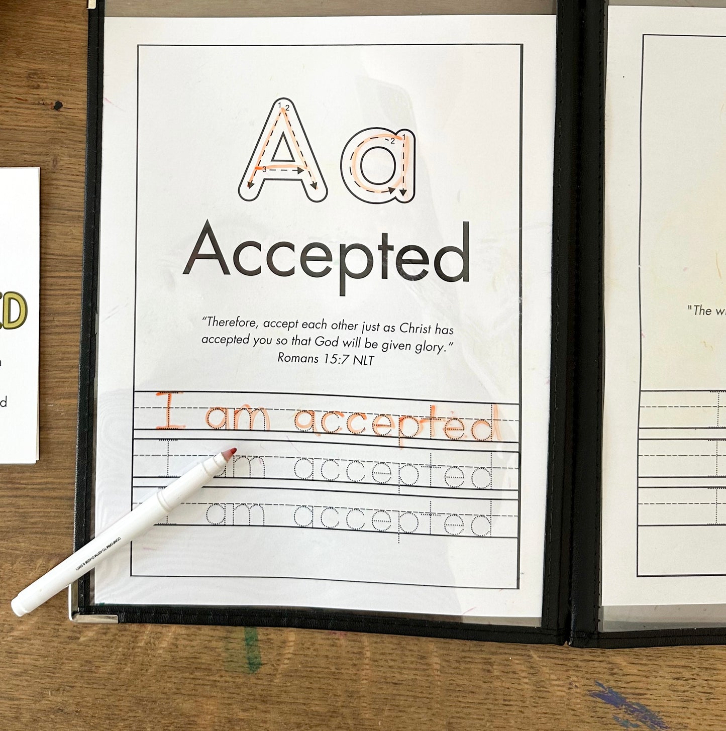A–Z My God-Given Identity Tracing Book